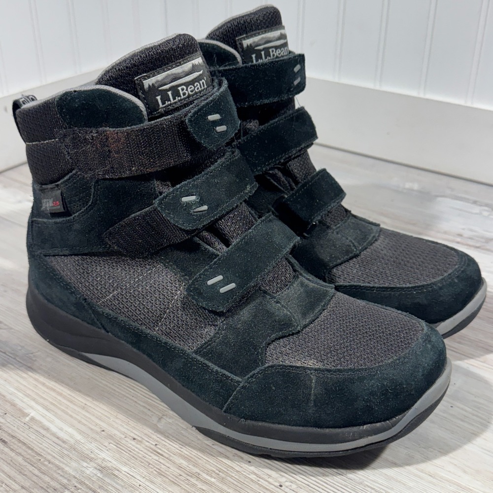 LL Bean Boots Mens Size 8 M TEK2.5 Primaloft Strap Winter Outdoor 504743